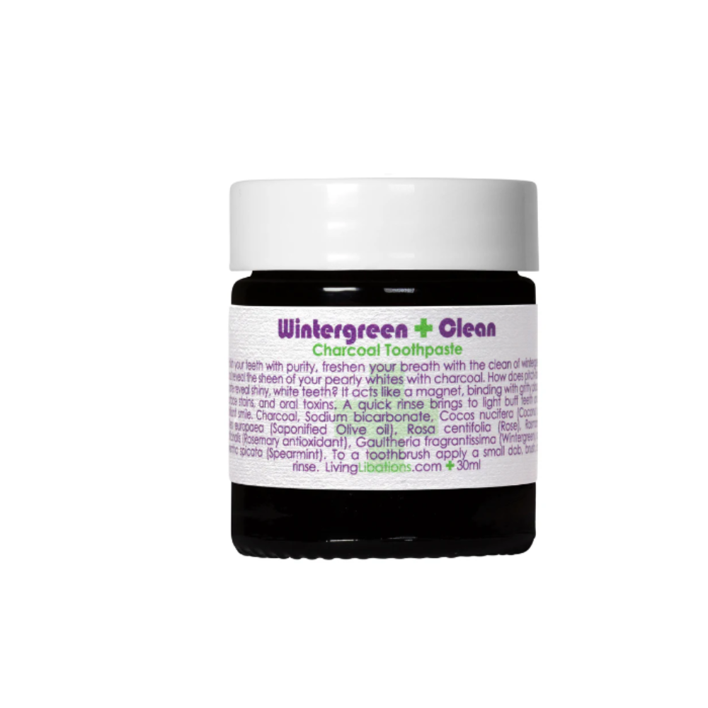 Wintergreen Activated Charcoal Toothpaste