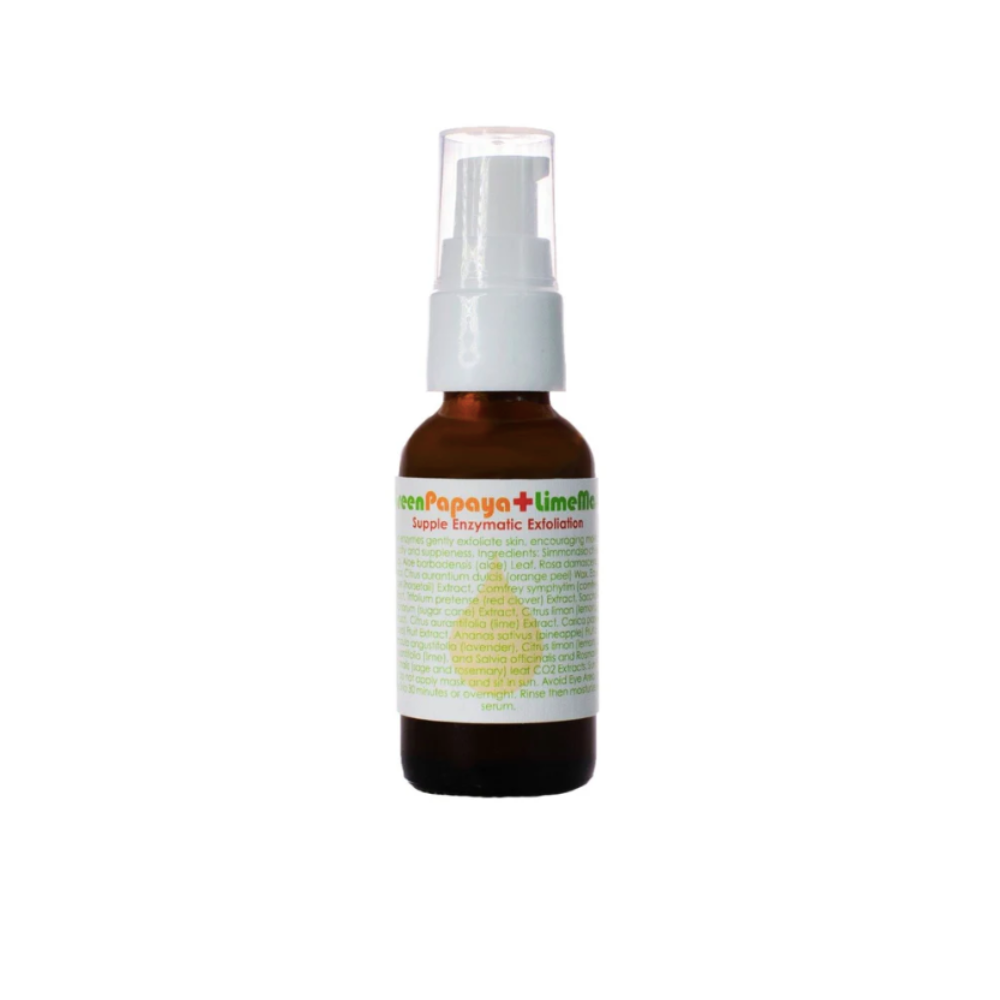Green Papaya & Lime AHA Mask