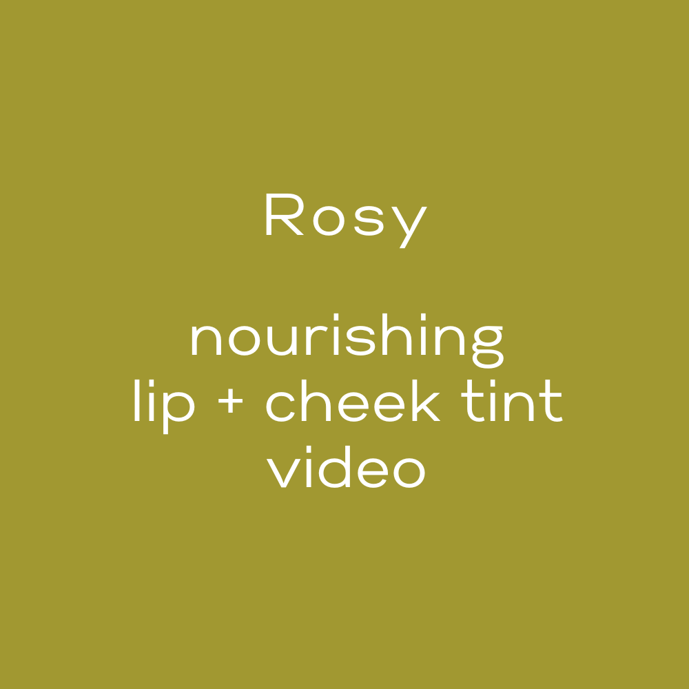 Rosy  nourishing lip + cheek tint